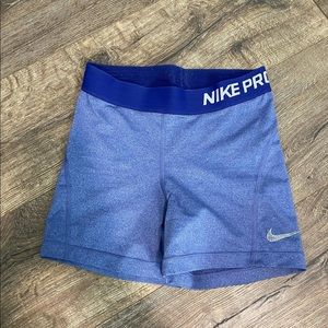 nike pro spandex shorts